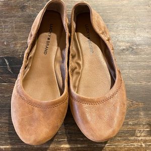 Luck Brand Leather Flats